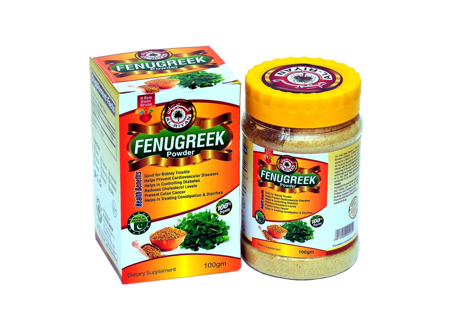 Fenugreek Powder Pure Organic Supplement healthy